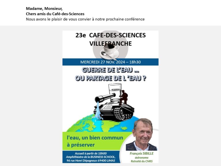 cafe des sciences