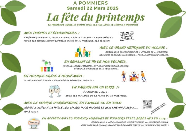 Flyer Fête du Printemps 22 03 2025